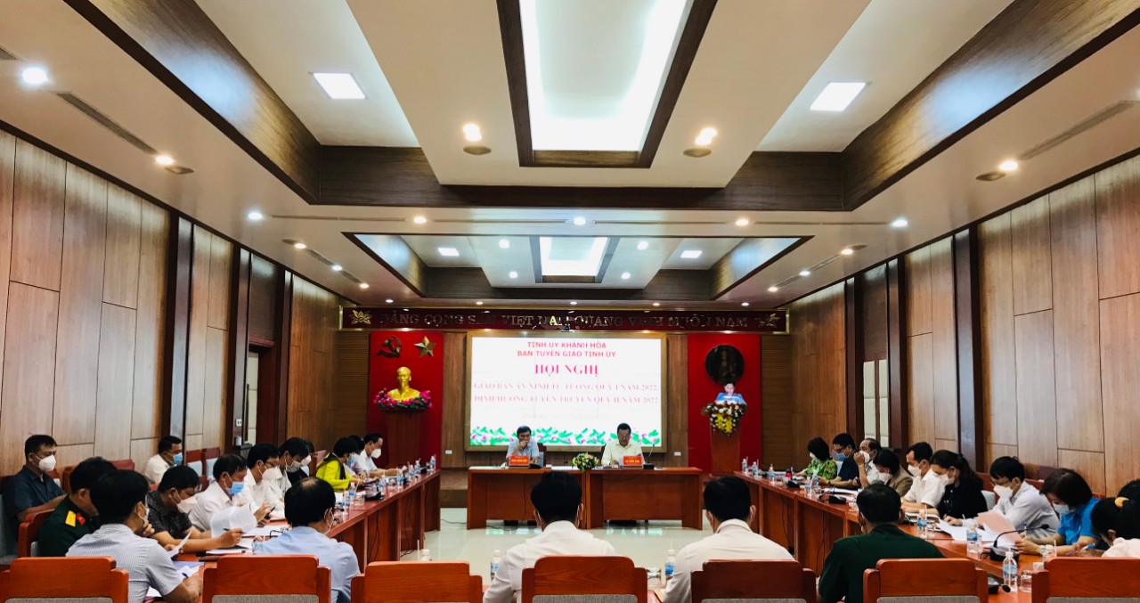 HỘI NGHỊ GIAO BAN AN NINH TƯ TƯỞNG QUÝ I/2022